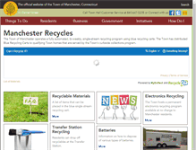 Tablet Screenshot of manchesterrecycles.org
